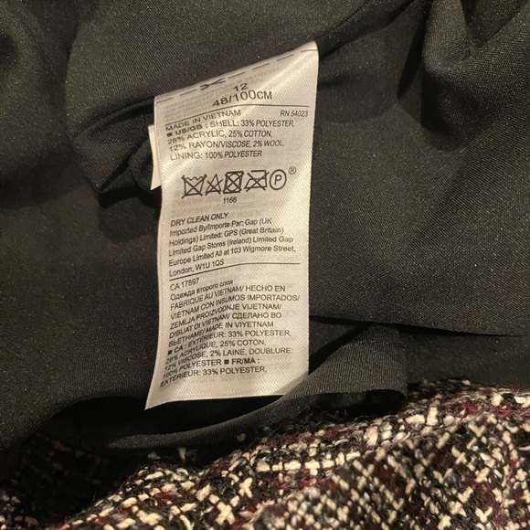 Banana Republic Fit & Flare tweed dress (Size 12) - Picture 7 of 9